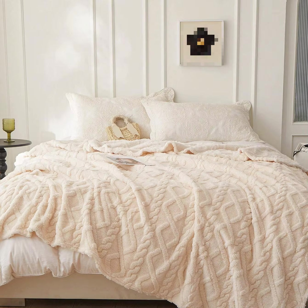 Cozy Cloud Fleece Blanket
