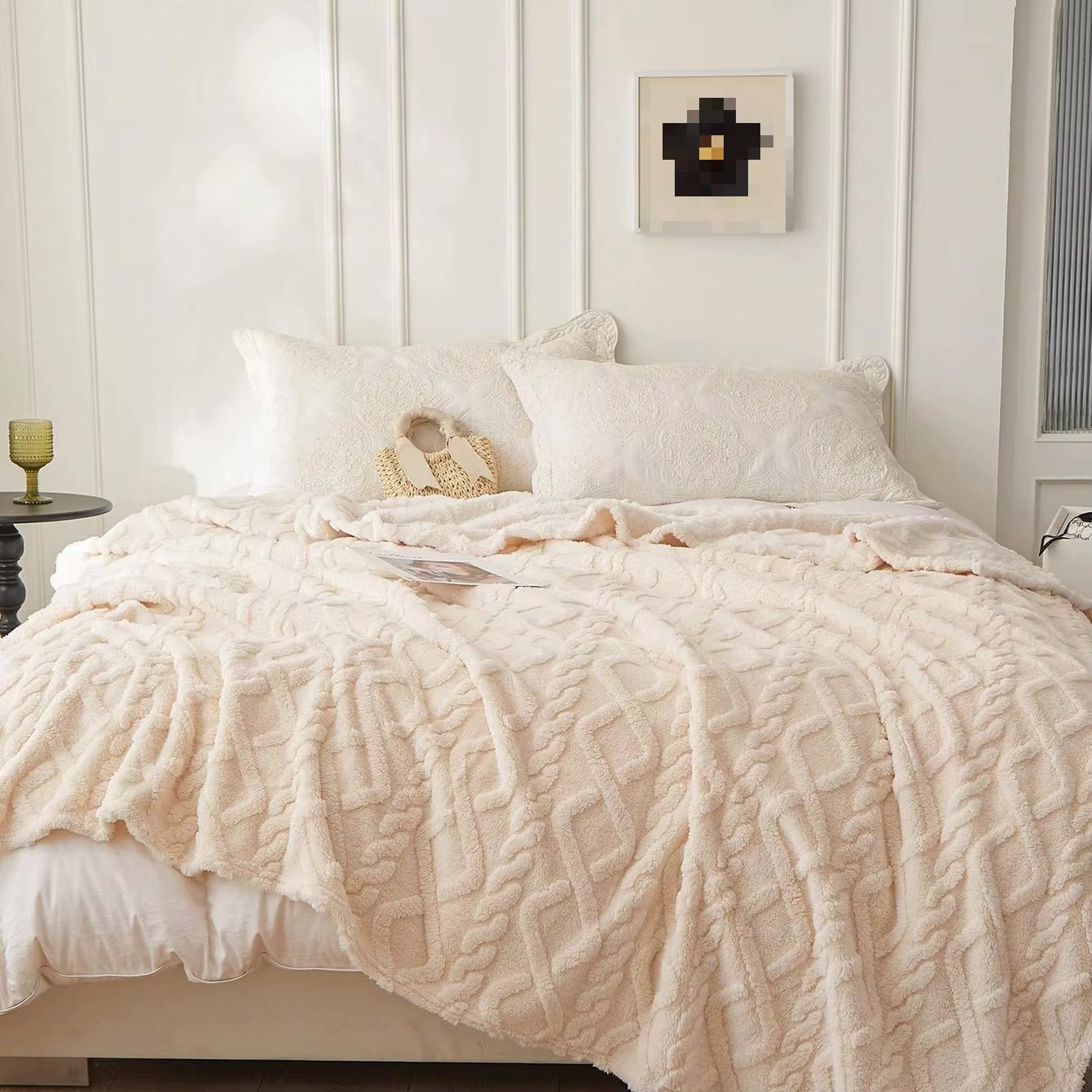 Cozy Cloud Fleece Blanket