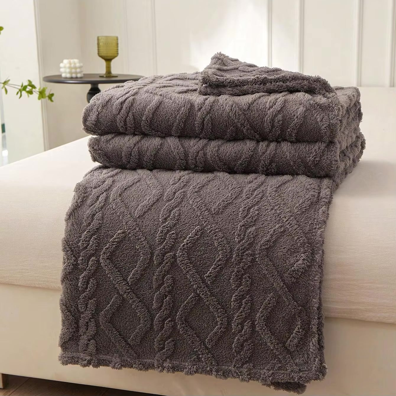 Cozy Cloud Fleece Blanket