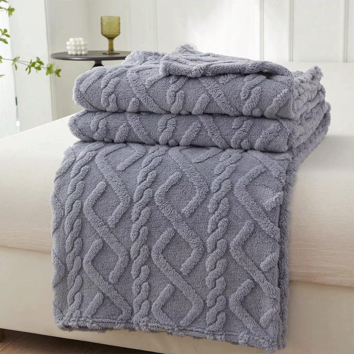 Cozy Cloud Fleece Blanket