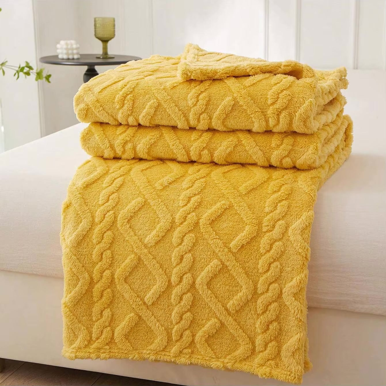 Cozy Cloud Fleece Blanket