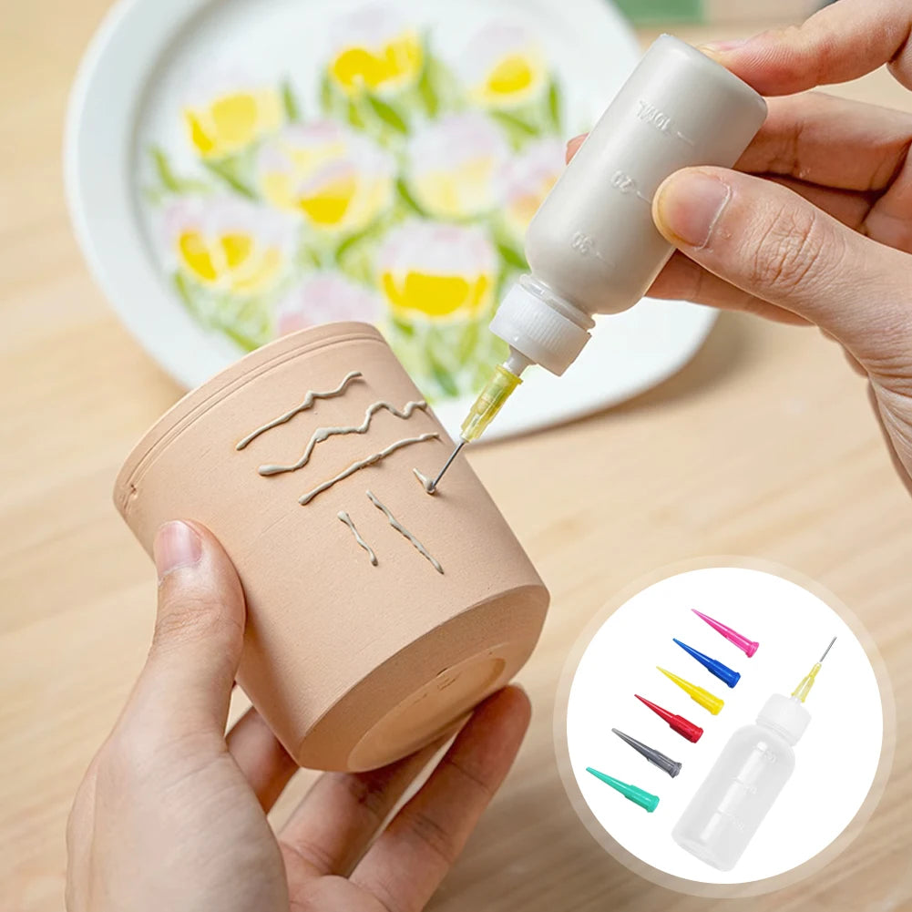 Pottery Detail Bottle Set