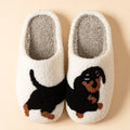Cozy Dachshund Teddy Slippers