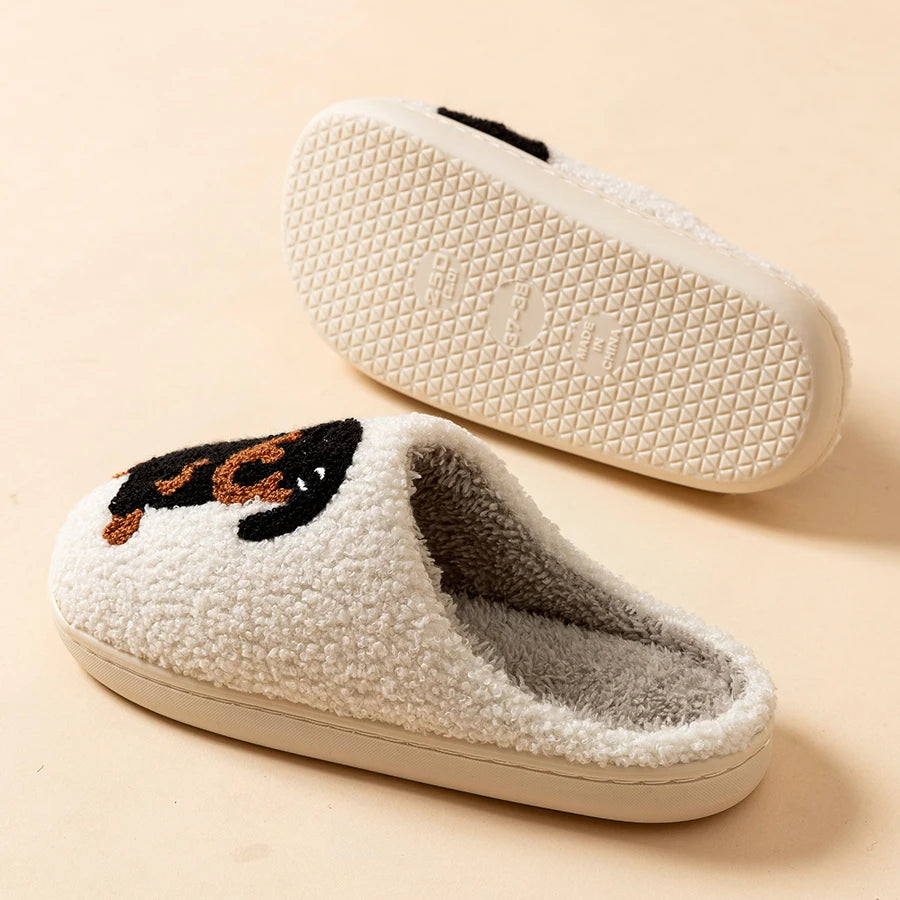 Cozy Dachshund Teddy Slippers