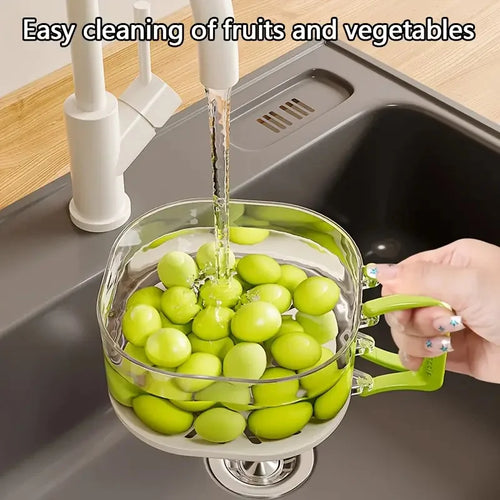 2-in-1 Double Layer Drain Basket Fruit