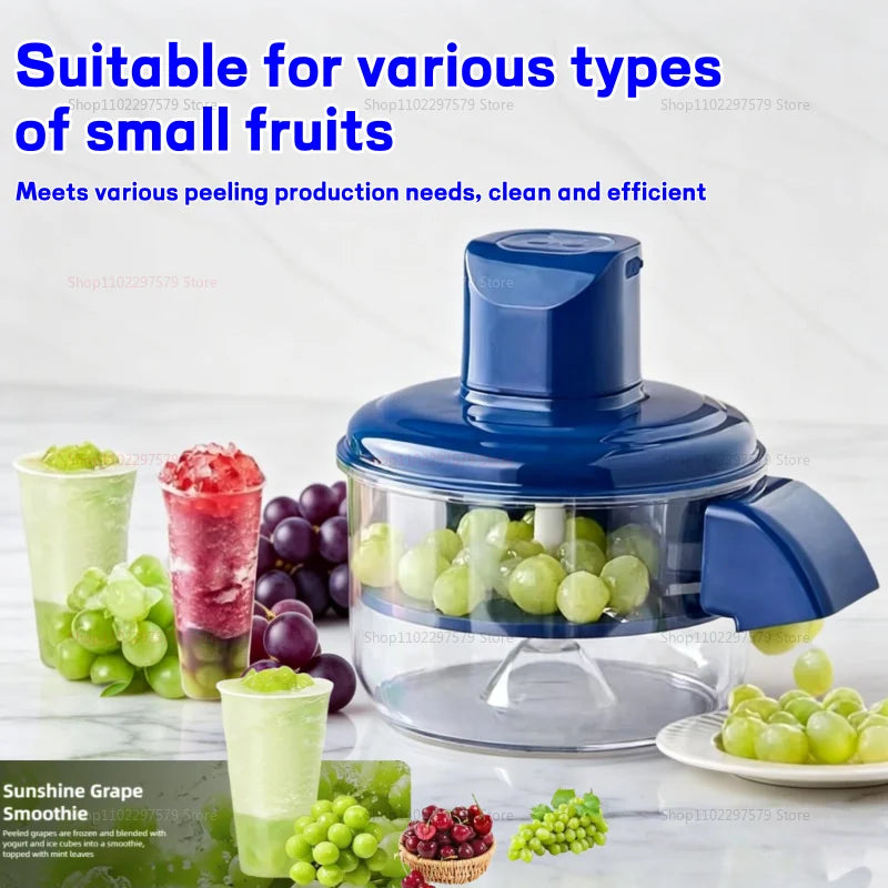 Rechargeable Fruit Peeler Automatic Electric Grape Peeler Machine