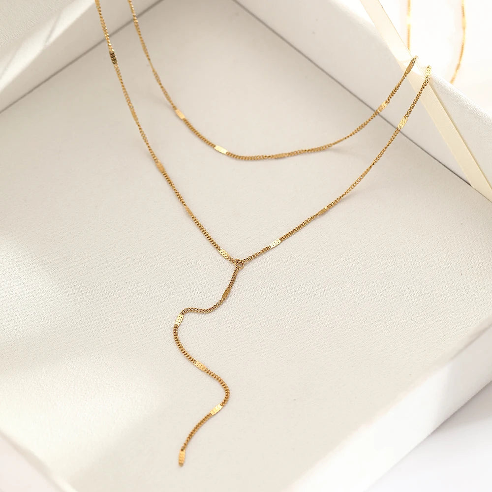 The Essential Y Necklace